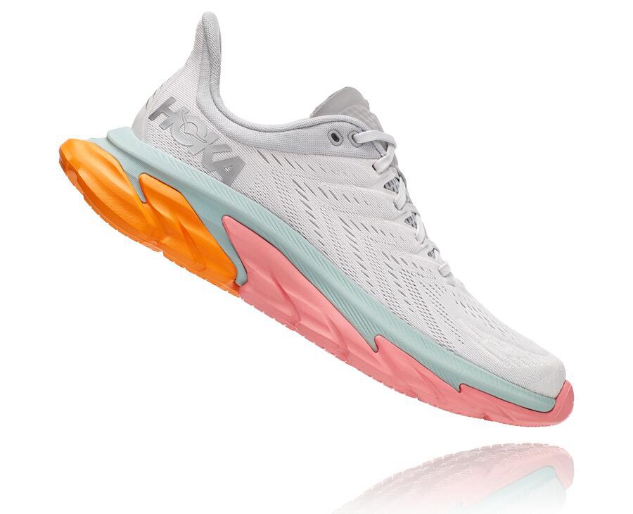 Hoka One One Clifton Edge Löparskor Herr - Vita - KHGWZ-8026